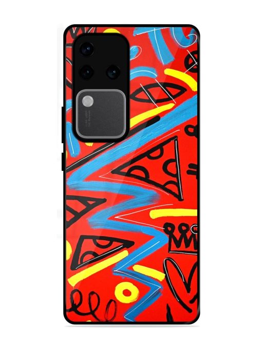 Groovy Garden Glossy Soft Edge Case for Vivo V30 Pro (5G) Chachhi