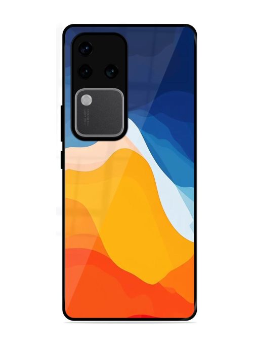 Liquid Landscape Glossy Soft Edge Case for Vivo V30 Pro (5G) Chachhi