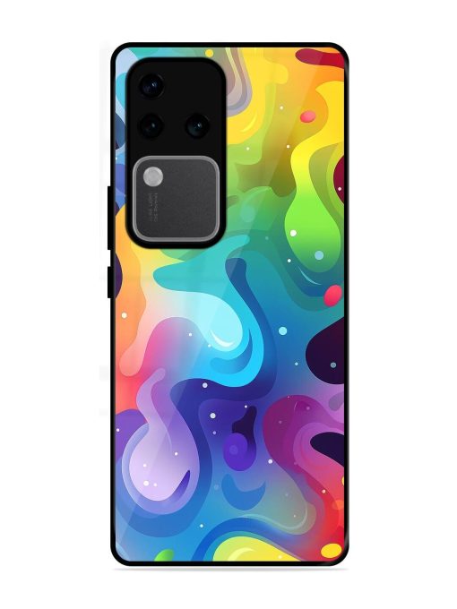 Rainbow River Glossy Soft Edge Case for Vivo V30 Pro (5G) Chachhi