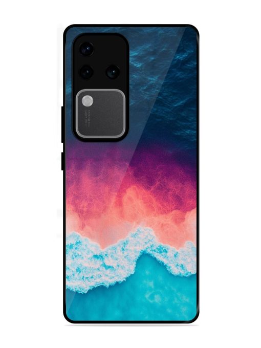 Where The Ocean Meets The Sky Glossy Soft Edge Case for Vivo V30 Pro (5G) Chachhi