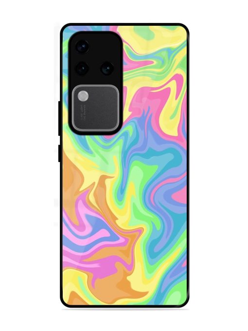 Whimsical Swirl Glossy Soft Edge Case for Vivo V30 Pro (5G) Chachhi