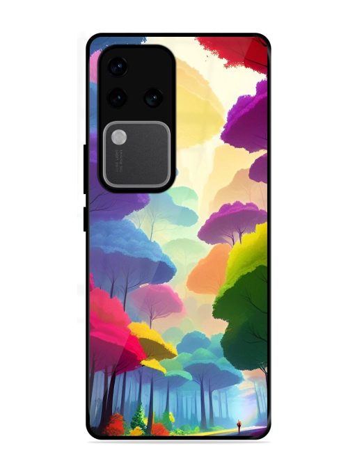 Rainbow Road Glossy Soft Edge Case for Vivo V30 Pro (5G) Chachhi