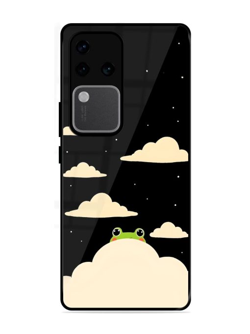 Froggy Night Sky Glossy Soft Edge Case for Vivo V30 Pro (5G) Chachhi