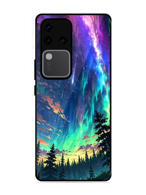 Cosmic Canvas Glossy Soft Edge Case for Vivo V30 Pro (5G) Chachhi