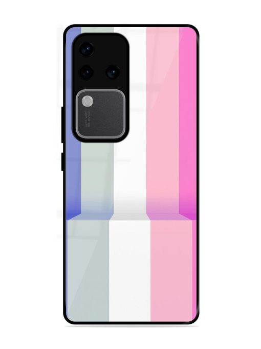 Pastel Palette Glossy Soft Edge Case for Vivo V30 Pro (5G) Chachhi