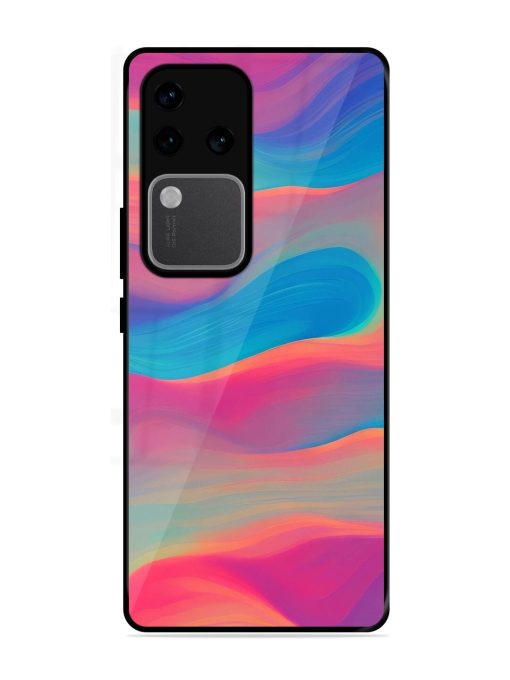 Wavy Wonder Glossy Soft Edge Case for Vivo V30 Pro (5G) Chachhi