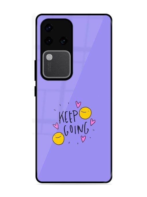 Smiling Through It All Glossy Soft Edge Case for Vivo V30 Pro (5G) Chachhi