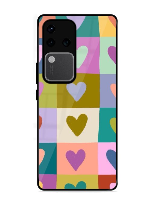 Box Of Hearts Glossy Soft Edge Case for Vivo V30 Pro (5G) Chachhi