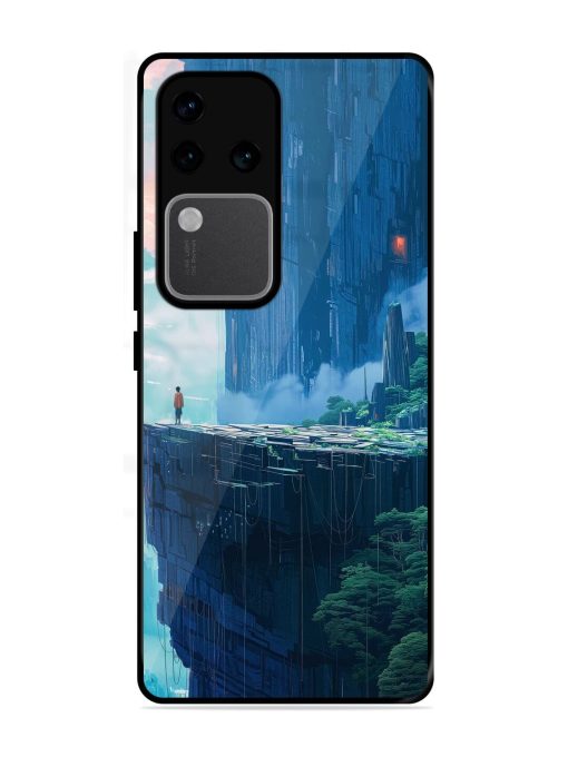 Solitude In The Sky Glossy Soft Edge Case for Vivo V30 Pro (5G) Chachhi