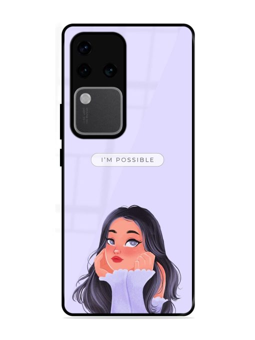 Im Possible Glossy Soft Edge Case for Vivo V30 Pro (5G) Chachhi