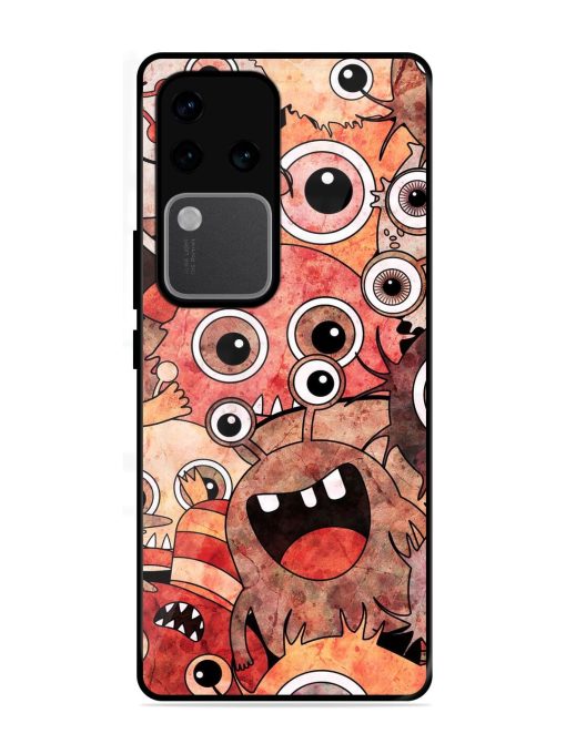 Monster Mash Glossy Soft Edge Case for Vivo V30 Pro (5G) Chachhi