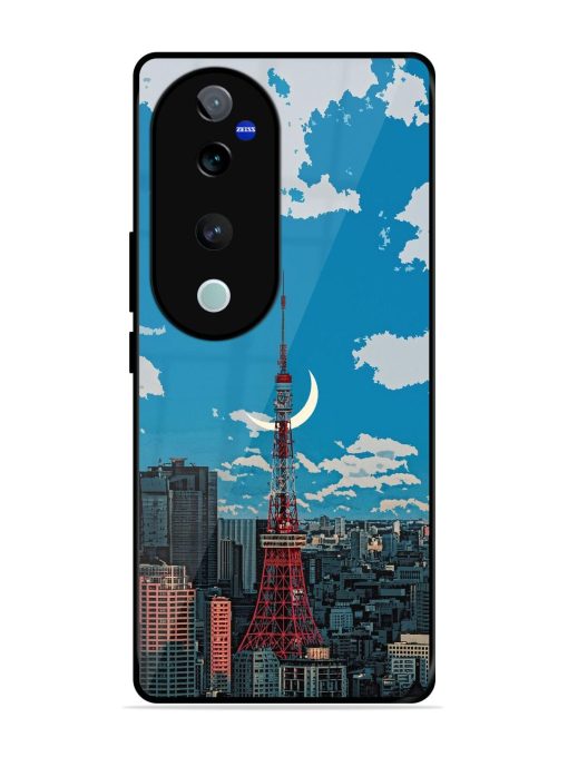 Tokyo Twilight Glossy Soft Edge Case for Vivo V40 (5G)