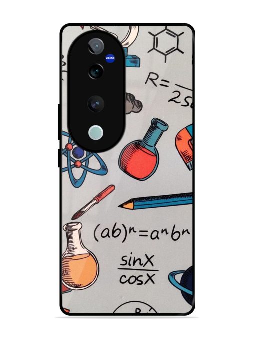 Science Doodle Glossy Soft Edge Case for Vivo V40 (5G)