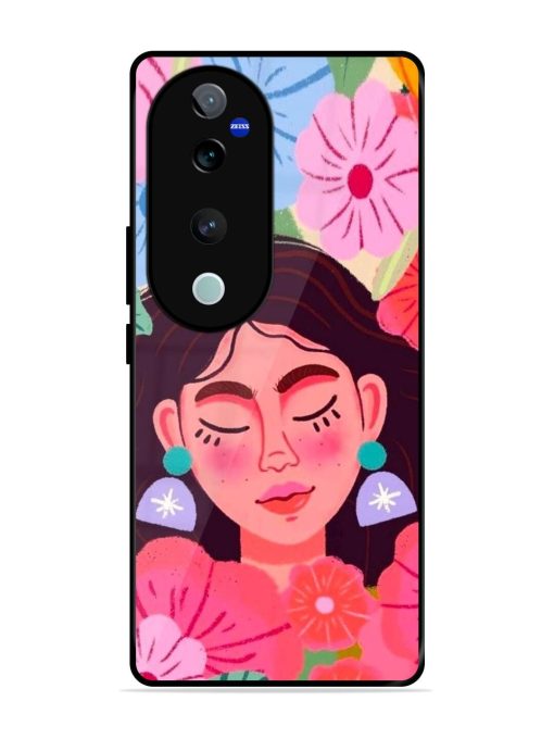 Blooming Serenity Glossy Soft Edge Case for Vivo V40 (5G) Chachhi