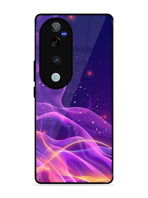 Cosmic Currents Glossy Soft Edge Case for Vivo V40 (5G) Chachhi