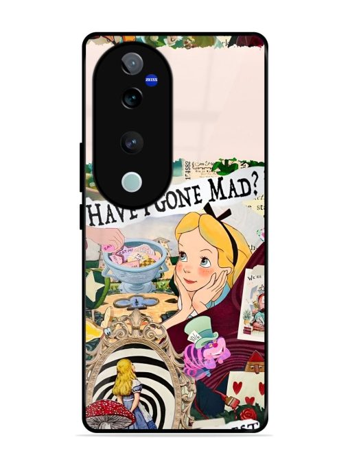 Mad Hatter'S Collage Glossy Soft Edge Case for Vivo V40 (5G)