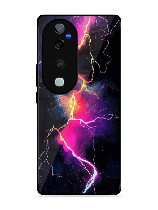 Electric Dreams Glossy Soft Edge Case for Vivo V40 (5G) Chachhi