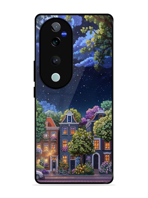 Moonlit Streets Glossy Soft Edge Case for Vivo V40 (5G) Chachhi