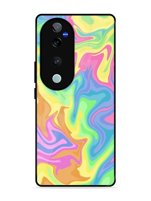 Whimsical Swirl Glossy Soft Edge Case for Vivo V40 (5G) Chachhi