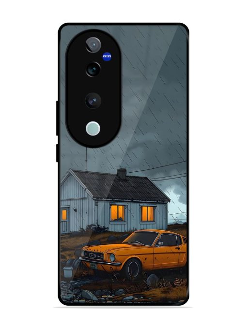 Rainy Day Retreat Glossy Soft Edge Case for Vivo V40 (5G) Chachhi