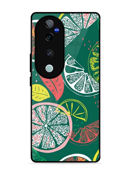 Citrus Symphony Glossy Soft Edge Case for Vivo V40 (5G) Chachhi