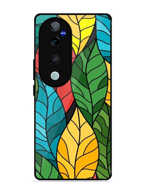 Foliage Fiesta Glossy Soft Edge Case for Vivo V40 (5G) Chachhi