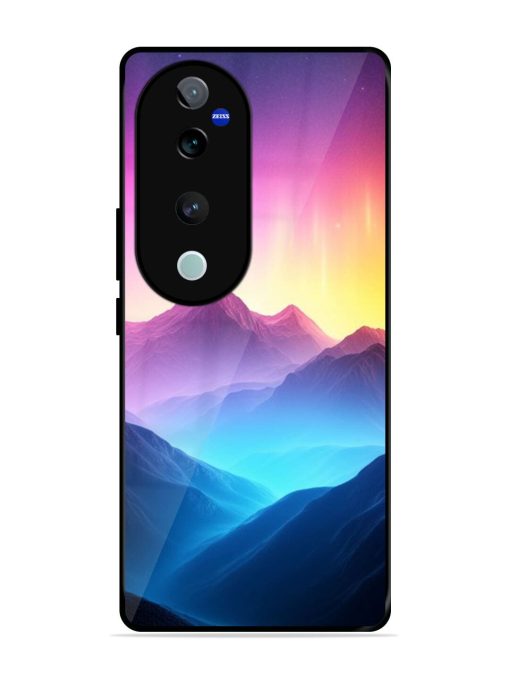 Cosmic Mountains Glossy Soft Edge Case for Vivo V40 (5G)