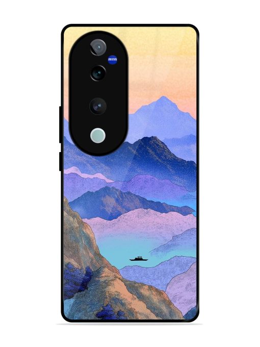 Mountain Mist Glossy Soft Edge Case for Vivo V40 (5G) Chachhi