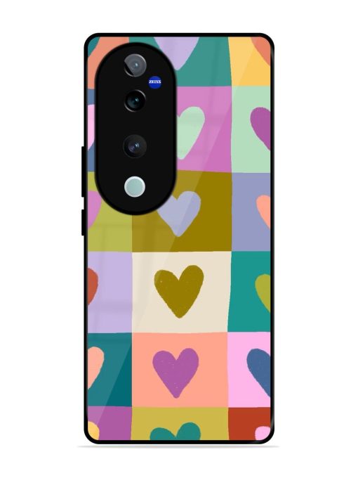 Box Of Hearts Glossy Soft Edge Case for Vivo V40 (5G) Chachhi