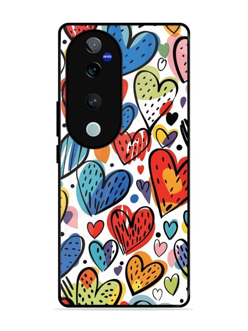 Heartfelt Harmony Glossy Soft Edge Case for Vivo V40 (5G) Chachhi