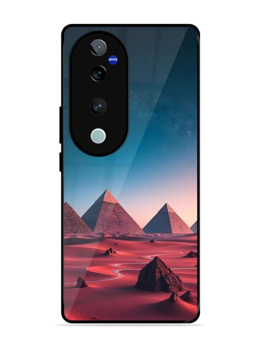 Ancient Wonders Sky Glossy Soft Edge Case for Vivo V40 (5G) Chachhi