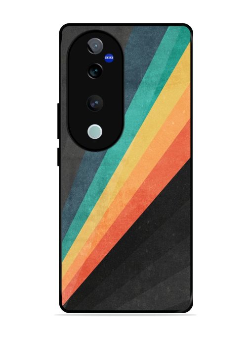 Retro Spectrum Glossy Soft Edge Case for Vivo V40 Pro (5G) Chachhi