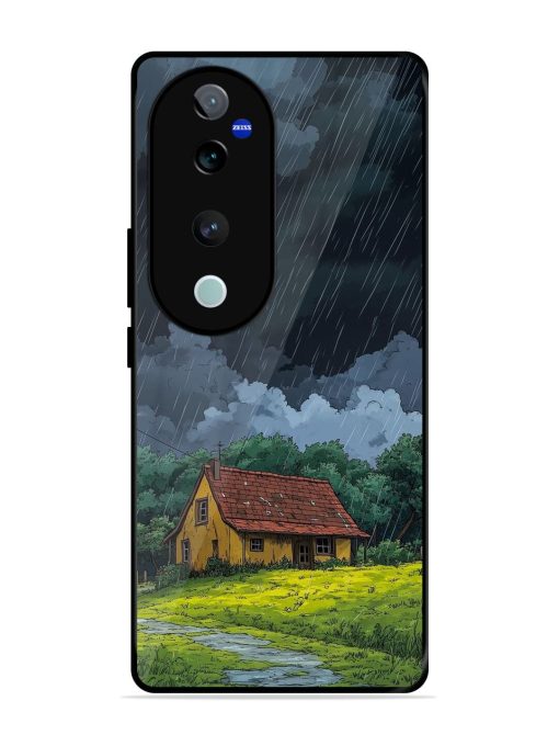 Rainy Day Retreat Glossy Soft Edge Case for Vivo V40 Pro (5G) Chachhi