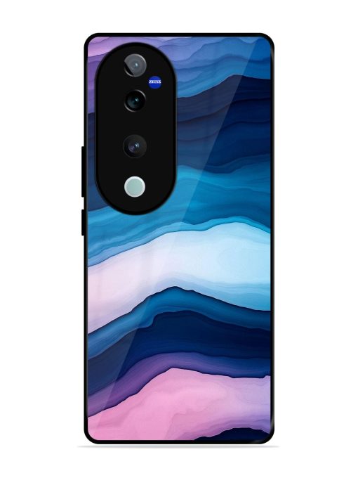 Oceanic Layers Glossy Soft Edge Case for Vivo V40 Pro (5G) Chachhi