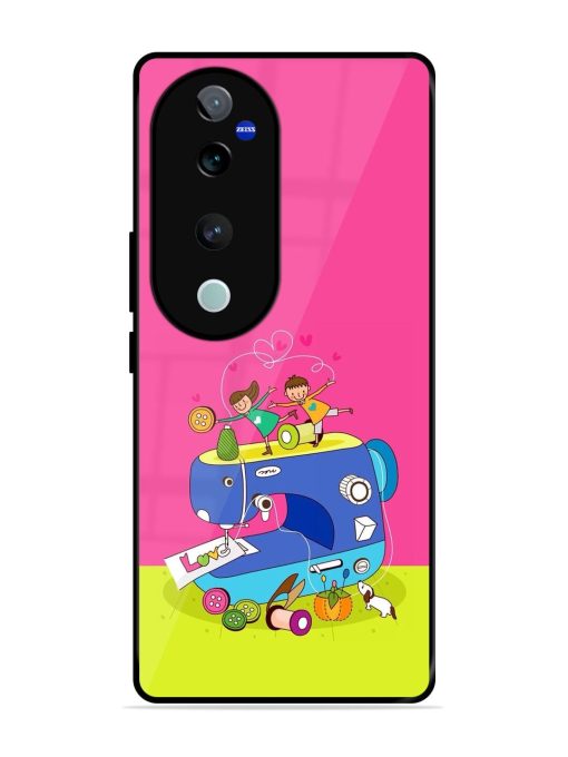 Sew Cute Glossy Soft Edge Case for Vivo V40 Pro (5G) Chachhi