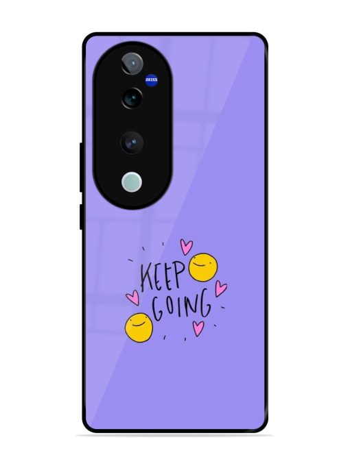 Smiling Through It All Glossy Soft Edge Case for Vivo V40 Pro (5G) Chachhi