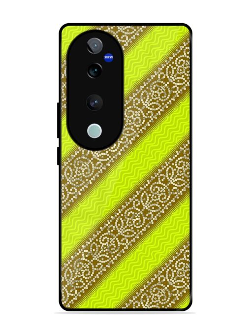 Golden Bandana Bliss Glossy Soft Edge Case for Vivo V40 Pro (5G) Chachhi