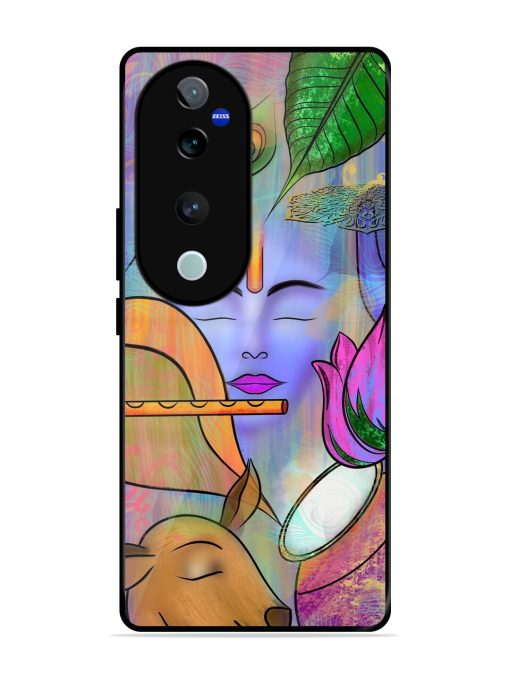 Divine Serenity Glossy Soft Edge Case for Vivo V40 Pro (5G) Chachhi