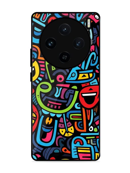 Doodlephoria Glossy Soft Edge Case for Vivo X100 (5G) Chachhi