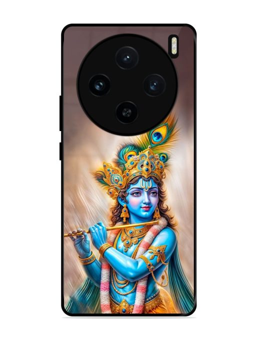 Divine Krishna Glossy Soft Edge Case for Vivo X100 (5G) Chachhi