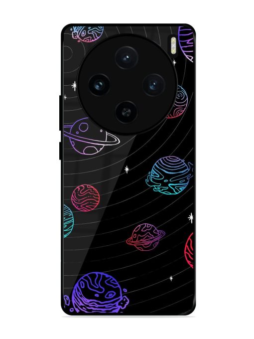 Cosmic Ballet Glossy Soft Edge Case for Vivo X100 (5G) Chachhi