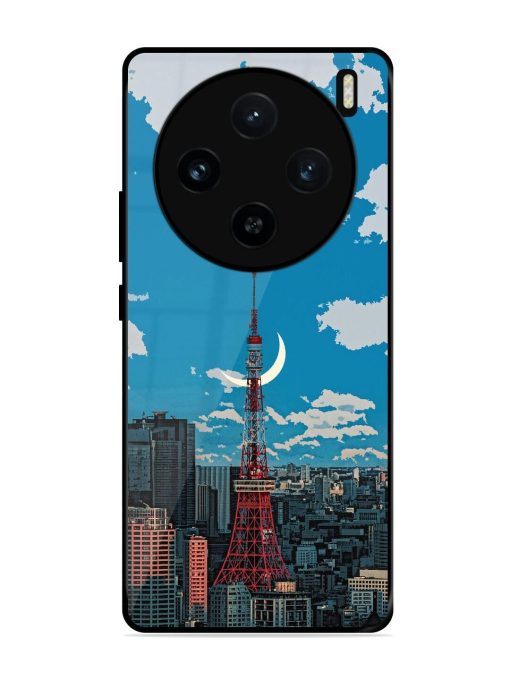 Tokyo Twilight Glossy Soft Edge Case for Vivo X100 (5G) Chachhi