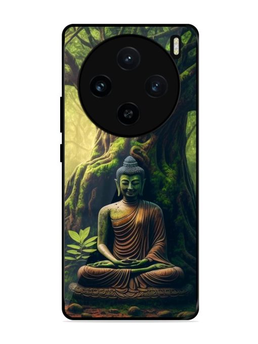 Green Buddha Art Glossy Soft Edge Case for Vivo X100 (5G) Chachhi