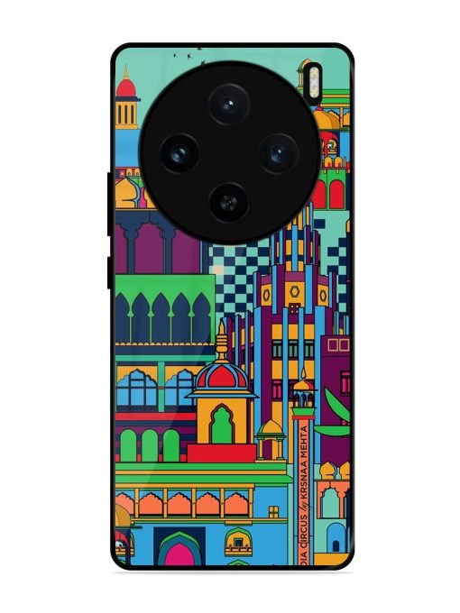 Indian Tapestry Glossy Soft Edge Case for Vivo X100 (5G) Chachhi