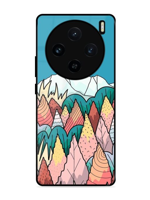 Mountain Dreamscape Glossy Soft Edge Case for Vivo X100 (5G) Chachhi