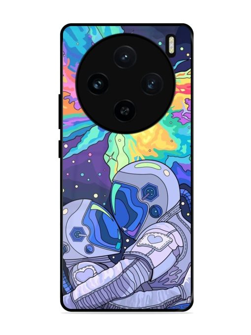 Cosmic Love Glossy Soft Edge Case for Vivo X100 (5G) Chachhi