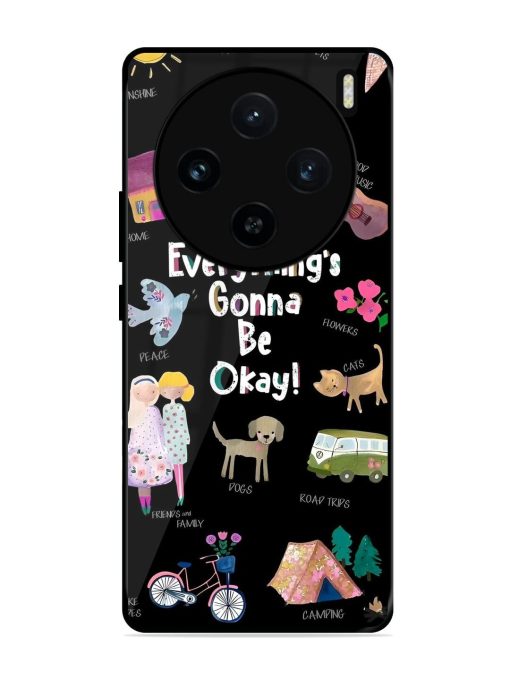 Everything'S Gonna Be Okay Glossy Soft Edge Case for Vivo X100 (5G)