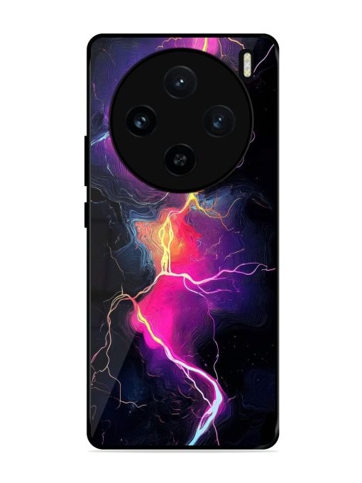 Electric Dreams Glossy Soft Edge Case for Vivo X100 (5G) Chachhi