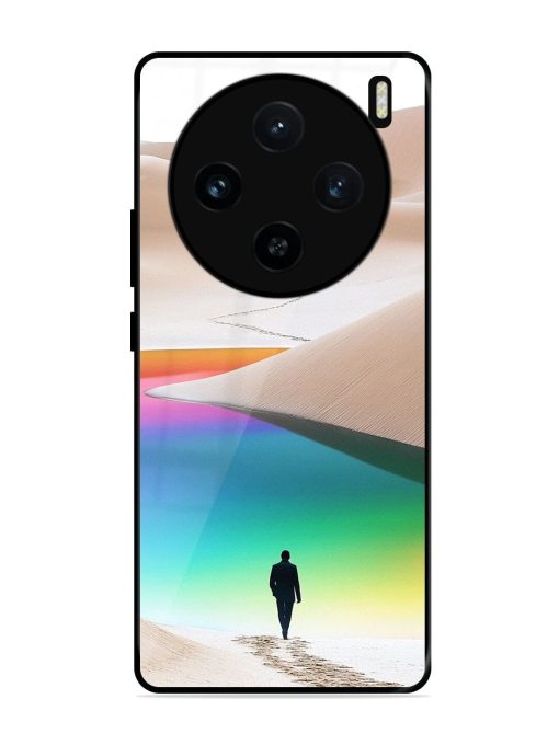 Desert Dreams Glossy Soft Edge Case for Vivo X100 (5G) Chachhi