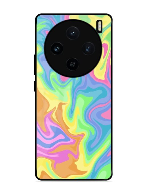 Whimsical Swirl Glossy Soft Edge Case for Vivo X100 (5G)